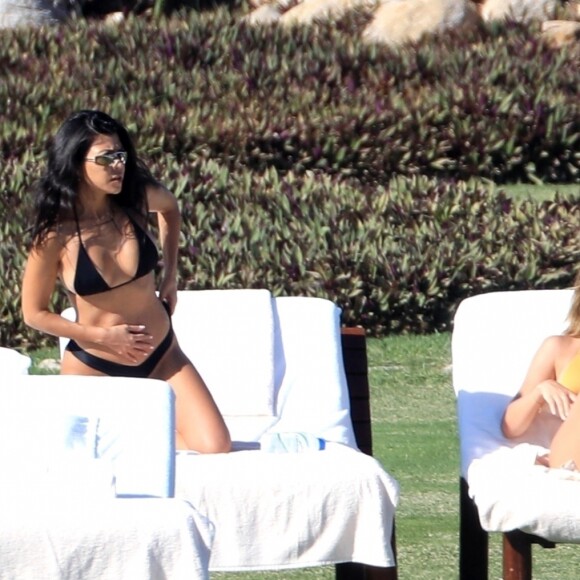 Exclusif - Scott Disick, Kourtney Kardashian et Sofia Richie en vacances à Cancun au Mexique le 23 décembre 2018.