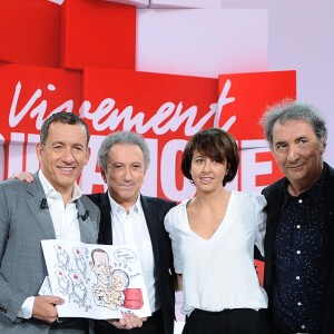 Exclusif - Hélène Gateau, Jean Plantu, Marcel Ichou, Dany Boon, Valérie Bonneton, François Morel et Franck Ferrand - Enregistrement de l'émission "Vivement Dimanche", présentée par M.Drucker, et diffusée le 6 janvier sur France 2. Le 17 décembre 2018 © Guillaume Gaffiot / Bestimage