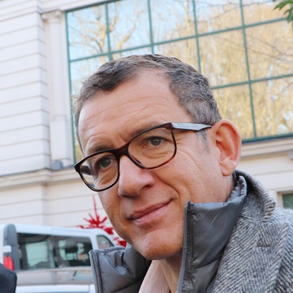 Dany Boon - Arrivées à l'enregistrement de l'émission "Vivement Dimanche" au studio Gabriel à Paris. Le 17 décembre 2018