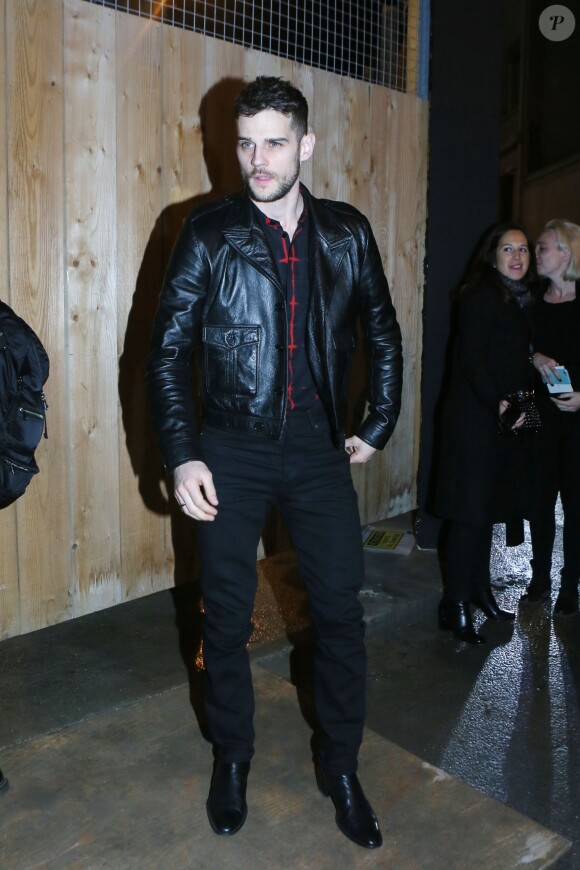 Kevin Mischel arrivant au défilé de mode "Saint Laurent", collection prêt-à-porter Automne-Hiver 2017-2018 à Paris, le 28 février 2017.© CVS/Veeren/Bestimage
