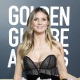 Heidi Klum et son fiancé Tom Kaulitz à la 76e cérémonie annuelle des Golden Globe Awards au Beverly Hilton Hotel à Los Angeles, le 6 janvier 2019.