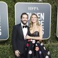 Heidi Klum et son fiancé Tom Kaulitz à la 76e cérémonie annuelle des Golden Globe Awards au Beverly Hilton Hotel à Los Angeles, le 6 janvier 2019.