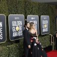 Heidi Klum et son fiancé Tom Kaulitz à la 76e cérémonie annuelle des Golden Globe Awards au Beverly Hilton Hotel à Los Angeles, le 6 janvier 2019.