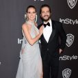 Heidi Klum et son fiancé Tom Kaulitz à l'after party InStyle and Warner Bros lors de la 76e cérémonie annuelle des Golden Globe Awards au Beverly Hilton Hotel à Los Angeles, le 6 janver 2019.