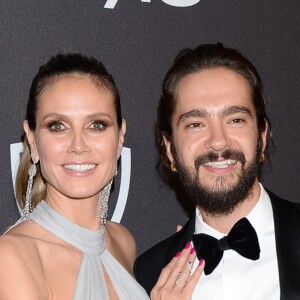 Heidi Klum et son fiancé Tom Kaulitz à l'after party InStyle and Warner Bros lors de la 76e cérémonie annuelle des Golden Globe Awards au Beverly Hilton Hotel à Los Angeles, le 6 janver 2019.