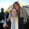 Thierry Séchan et sa fille Lou Séchan - Soirée de "L'été littéraire des deux Magots" au café restaurants Les Deux Magots à Paris le 25 juin 2018. © Denis Guignebourg/Bestimage