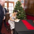 Meghan Markle, duchesse de Sussex, visite le foyer Royal Variety de "Brinsworth House", à Twickenham, Royaume Uni, le 18 décembre 2018.