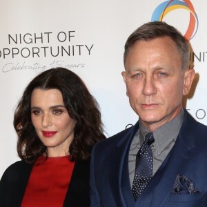 Daniel Craig et sa femme Rachel Weisz à la 11ème soirée annuelle Opportunity Network à New York, le 9 avril 2018.