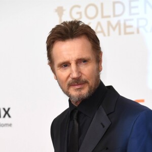 Liam Neeson à la soirée de remise du prix de la Camera d'Or à Hambourg le 22 février 2018.