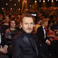 Liam Neeson (Caméra d'Or pour l'ensemble de sa carrière) à la cérémonie de la Caméra d'Or 2018 à Hambourg, le 22 février 2018.