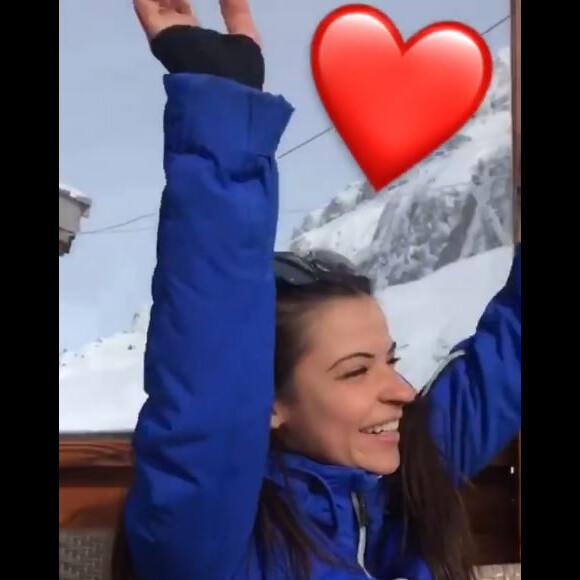 Rayane Bensetti et Denitsa Ikonomova complices au festival de l'Alpe d'Huez - 18 janvier 2019, Instagram
