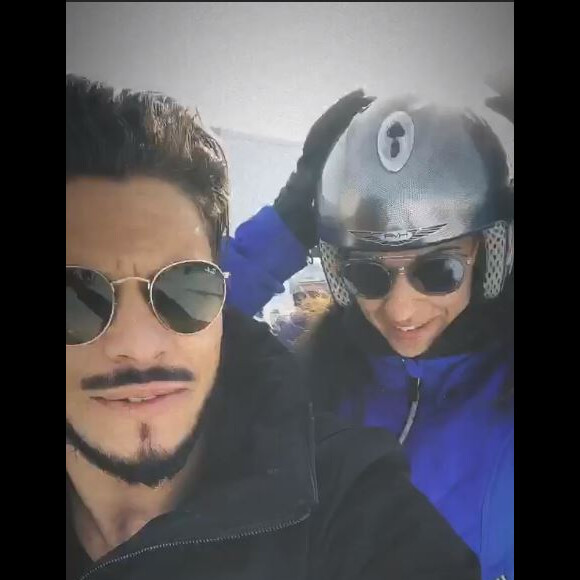 Rayane Bensetti et Denitsa Ikonomova complices au festival de l'Alpe d'Huez - 18 janvier 2019, Instagram