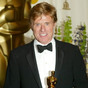 Robert Redford aux Oscras en 2002