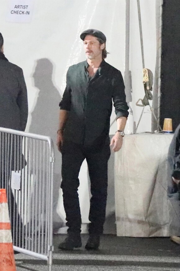 Exclusif - Brad Pitt arrive au concert "I am the highway : A tribute to Chris Cornell" à Inglewood le 16 janvier 2019.