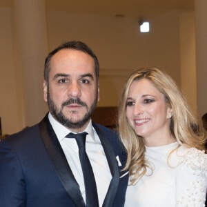 François-Xavier Demaison et sa compagne Anais Tihay - Arrivées lors de la 43ème cérémonie des Cesar à la salle Pleyel à Paris, le 2 mars 2018. © Dominique Jacovides - Olivier Borde / Bestimage