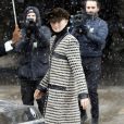 Tilda Swinton - Les célébrités arrivent au deuxième défilé Chanel au Grand Palais lors de la Fashion Week Haute Couture collection printemps/été 2019 de Paris, France, le 22 janvier 2019. © Veeren-CVS/Bestimage