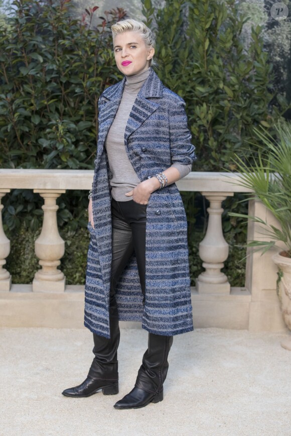 Cécile Cassel - Deuxième défilé de mode Haute-Couture printemps-été 2019 "Chanel" au Grand Palais à Paris. Le 22 janvier 2019 © Olivier Borde / Bestimage