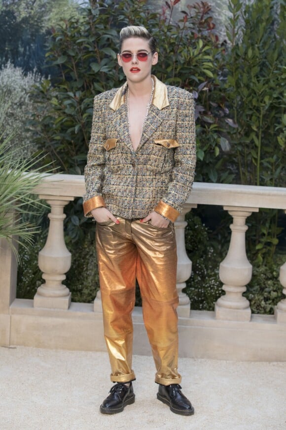 Kristen Stewart - Deuxième défilé de mode Haute-Couture printemps-été 2019 "Chanel" au Grand Palais à Paris. Le 22 janvier 2019 © Olivier Borde / Bestimage