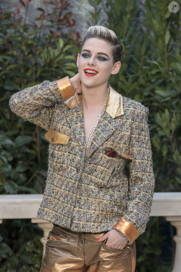 Kristen Stewart - Deuxième défilé de mode Haute-Couture printemps-été 2019 "Chanel" au Grand Palais à Paris. Le 22 janvier 2019 © Olivier Borde / Bestimage