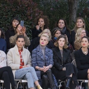 Kate Moran, Alma Jodorowsky, Cécile Cassel, Marion Cotillard et Alessandra Mastronardi- Deuxième défilé de mode Haute-Couture printemps-été 2019 "Chanel" au Grand Palais à Paris. Le 22 janvier 2019 © Olivier Borde / Bestimage