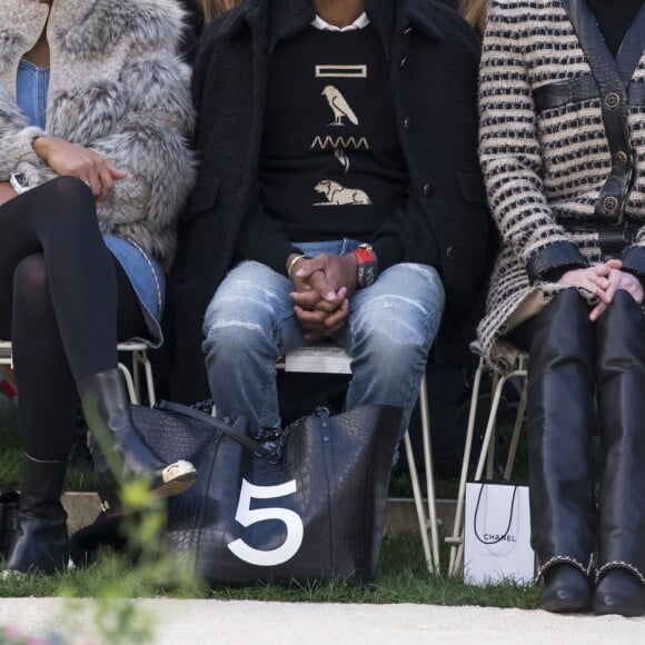 Helen Lasichanh, Pharrell Williams et Tilda Swinton - Deuxième défilé de mode Haute-Couture printemps-été 2019 "Chanel" au Grand Palais à Paris. Le 22 janvier 2019 © Olivier Borde / Bestimage