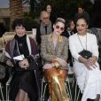  Géraldine Chaplin, Kristen Stewart et Tessa Thompson - Deuxième défilé de mode Haute-Couture printemps-été 2019 "Chanel" au Grand Palais à Paris. Le 22 janvier 2019 © Olivier Borde / Bestimage 