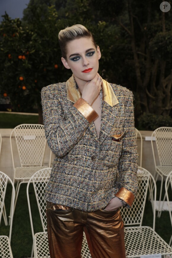 Kristen Stewart - Deuxième défilé de mode Haute-Couture printemps-été 2019 "Chanel" au Grand Palais à Paris. Le 22 janvier 2019 © Olivier Borde / Bestimage