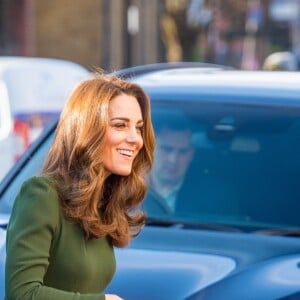 Catherine Kate Middleton, duchesse de Cambridge, arrive en visite chez "Family Action charity's Lewisham" à Londres dans le quartier de Lewisham le 22 janvier 2019.