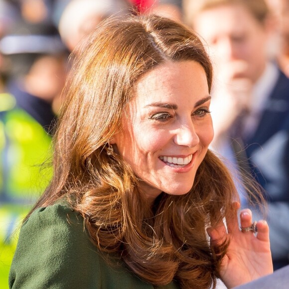 Catherine Kate Middleton, duchesse de Cambridge, arrive en visite chez "Family Action charity's Lewisham" à Londres dans le quartier de Lewisham le 22 janvier 2019.