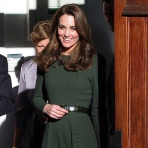 Catherine Kate Middleton, duchesse de Cambridge, arrive en visite chez "Family Action charity's Lewisham" à Londres dans le quartier de Lewisham le 22 janvier 2019.