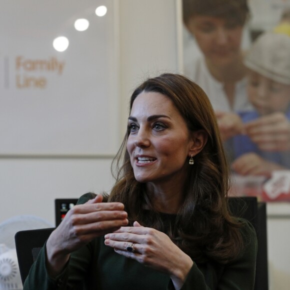 Catherine Kate Middleton, duchesse de Cambridge, arrive en visite chez "Family Action charity's Lewisham" à Londres dans le quartier de Lewisham le 22 janvier 2019.