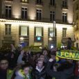 Hommage populaire à Emiliano Sala à Nantes le 22 janvier 2019, au lendemain de sa disparition à bord d'un avion qui le menait à Cardiff. © Laetitia Notarianni / Bestimage