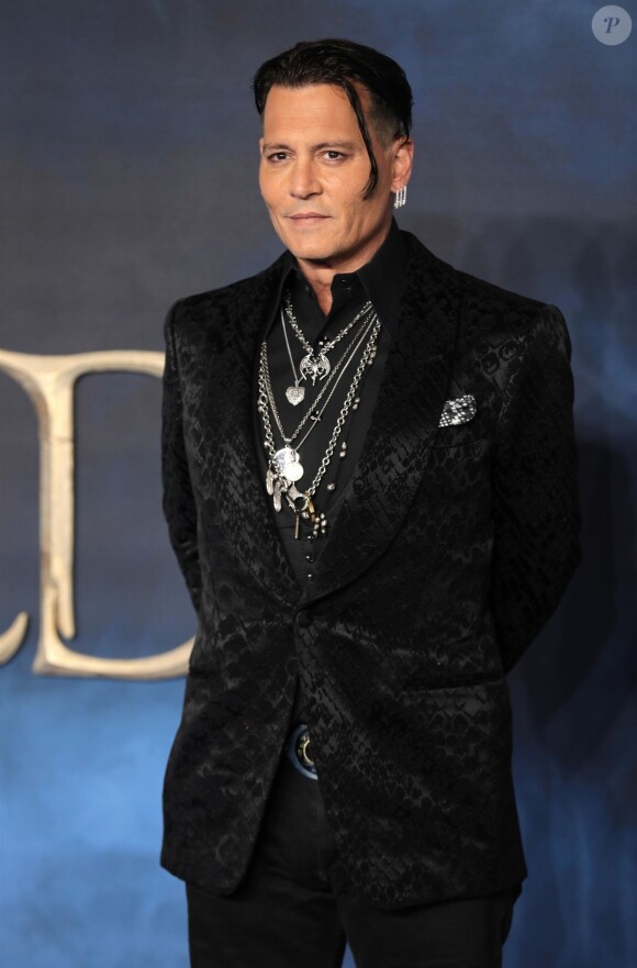 Johnny Depp - Avant-Première du film "Les Animaux fantastiques : Les Crimes de Grindelwald" au cinéma Cineworld Leicester Square à Londres, Royaume Uni, le 13 novembre 2018.