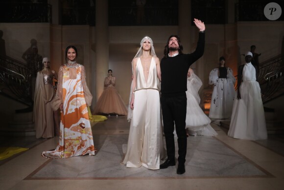 Défilé de mode Haute-Couture printemps-été 2019 "Stéphane Rolland" à Paris. Le 22 janvier 2019.