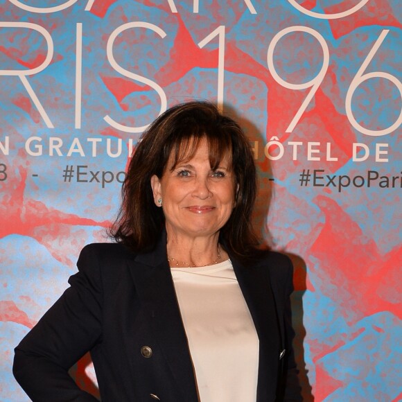 Exclusif - Anne Sinclair - Vernissage de l'exposition du photographe Gilles Caron à la Mairie de Paris le 3 mai 2017. © Veeren/Bestimage