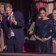 Le prince Harry, duc de Sussex, et Meghan Markle, duchesse de Sussex, enceinte, à la représentation du 10ème anniversaire du spectacle du Cirque du Soleil "Totem" au Royal Albert Hall à Londres, le 16 janvier 2019.