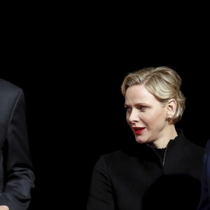 Le prince Albert II de Monaco et sa femme la princesse Charlene quittant la cathédrale Saint Nicolas à Monaco après la messe pontificale de la Sainte Dévote à Monaco le 27 janvier 2019.© Jean-François Ottonello/Nice-Matin/Bestimage