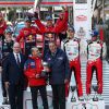 Le prince Albert II de Monaco a remis le trophée du Rallye de Monte-Carlo, remporté le 27 janvier 2019 par Sébastien Ogier et Julien Ingrassia sur Citroën. ©Jean-Charles Vinaj/Pool Monaco/Bestimage