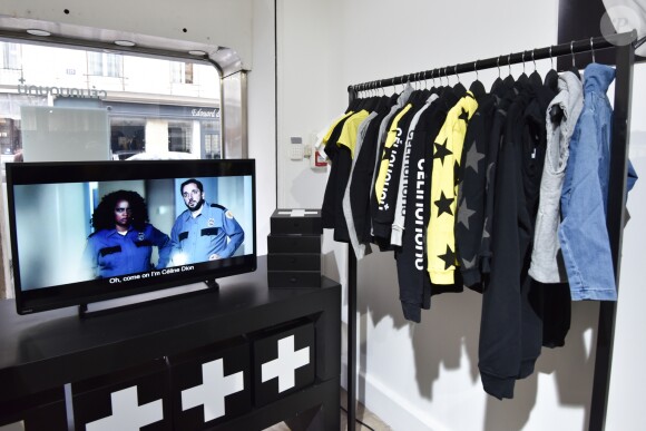 "Celinenununu", la boutique éphémère de Céline Dion à la galerie Joseph rue de Turenne dans le 3ème arrondissement de Paris le 26 janvier 2019.