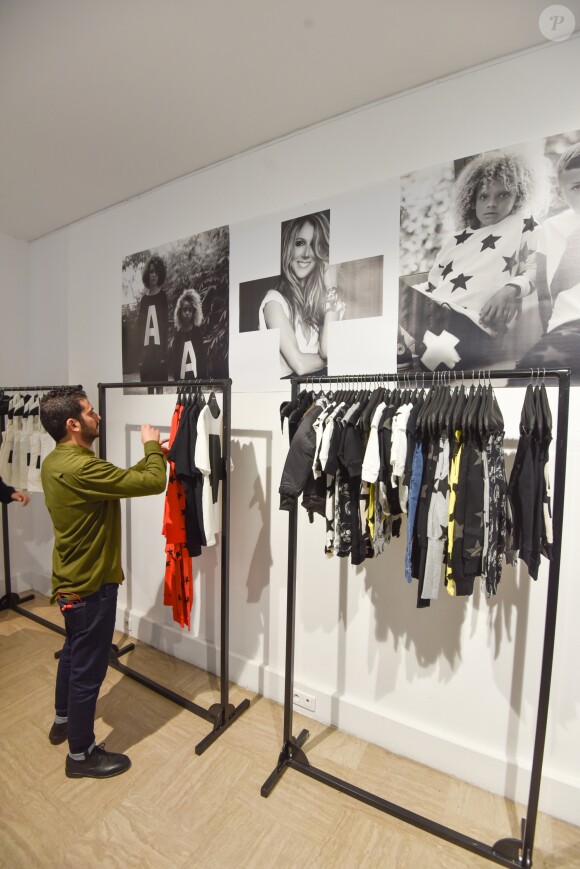 "Celinenununu", la boutique éphémère de Céline Dion à la galerie Joseph rue de Turenne dans le 3ème arrondissement de Paris le 26 janvier 2019.