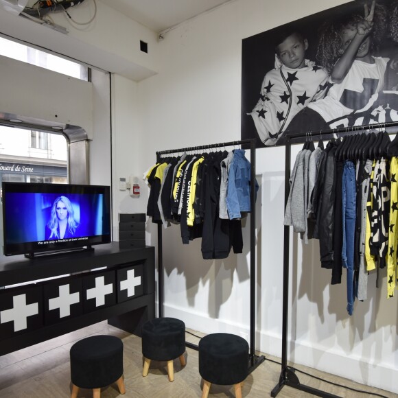 "Celinenununu", la boutique éphémère de Céline Dion à la galerie Joseph rue de Turenne dans le 3ème arrondissement de Paris le 26 janvier 2019.