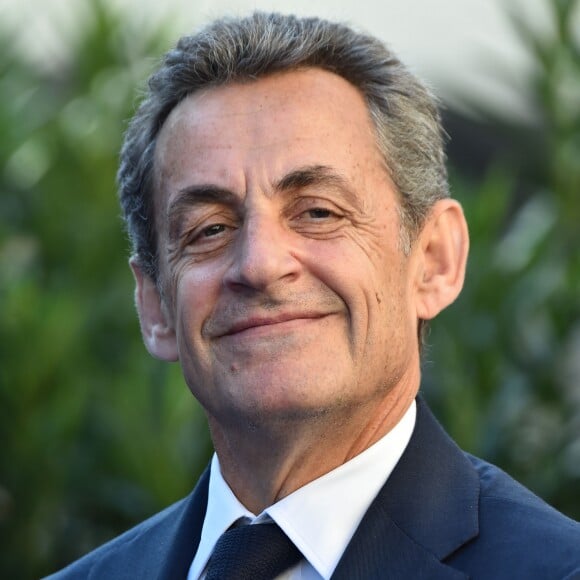 Nicolas Sarkozy, l'ancien président de la république française, durant l'inauguration des allées Philippe Séguin et Charles Pasqua à Nice le 16 novembre 2018. © Bruno Bebert / Bestimage