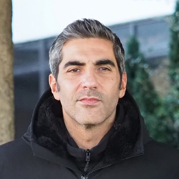 Ary Abittan - Les people quittent leur hôtel afin de participer à l'enregistrement du nouveau spectacle des Enfoirés à Bordeaux le 28 janvier 2019.