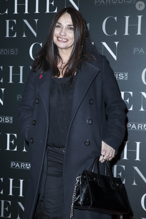 Béatrice Dalle - Avant-première du film "Chien" au cinéma MK2 Bibliothèque à Paris, France, le 5 mars 2018. © Olivier Borde/Bestimage