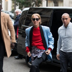 Céline Dion à Paris le 31 janvier 2019.
