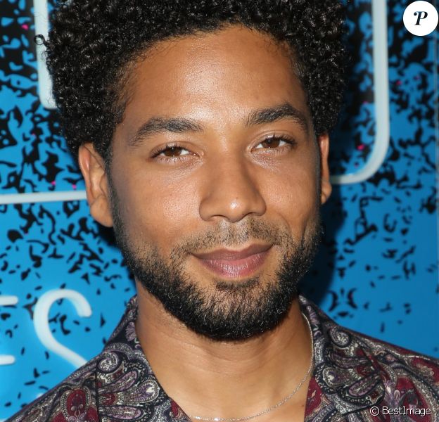 Jussie Smollett arrivant à la soirée de lancement de série ''Carpool Karaoke d'Apple Music'' au Chateau Marmont à West Hollywood, le 7 août 2017.