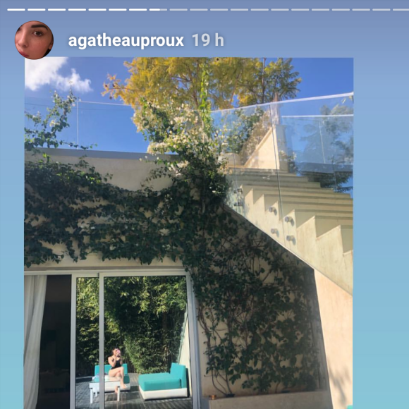 Agathe Auproux en maillot de bain, à Marrakech, 2 février 2019