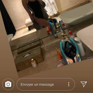 Agathe Auproux en maillot de bain, à Marrakech, 2 février 2019