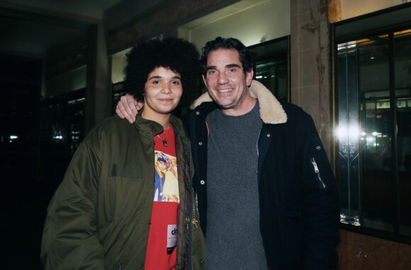 Exclusif - Sébastien Farran et sa fille Léa - People au premier concert de Yarol Poupaud avant la sortie de son album solo "Yarol" au Petit Palace à Paris le 31 janvier 2019. © Denis Guignebourg/Bestimage