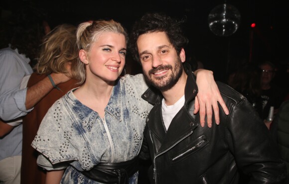 Exclusif - Cécile Cassel et Gunther Love (Sylvain Quimène) - People au premier concert de Yarol Poupaud avant la sortie de son album solo "Yarol" au Petit Palace à Paris le 31 janvier 2019. © Denis Guignebourg/Bestimage